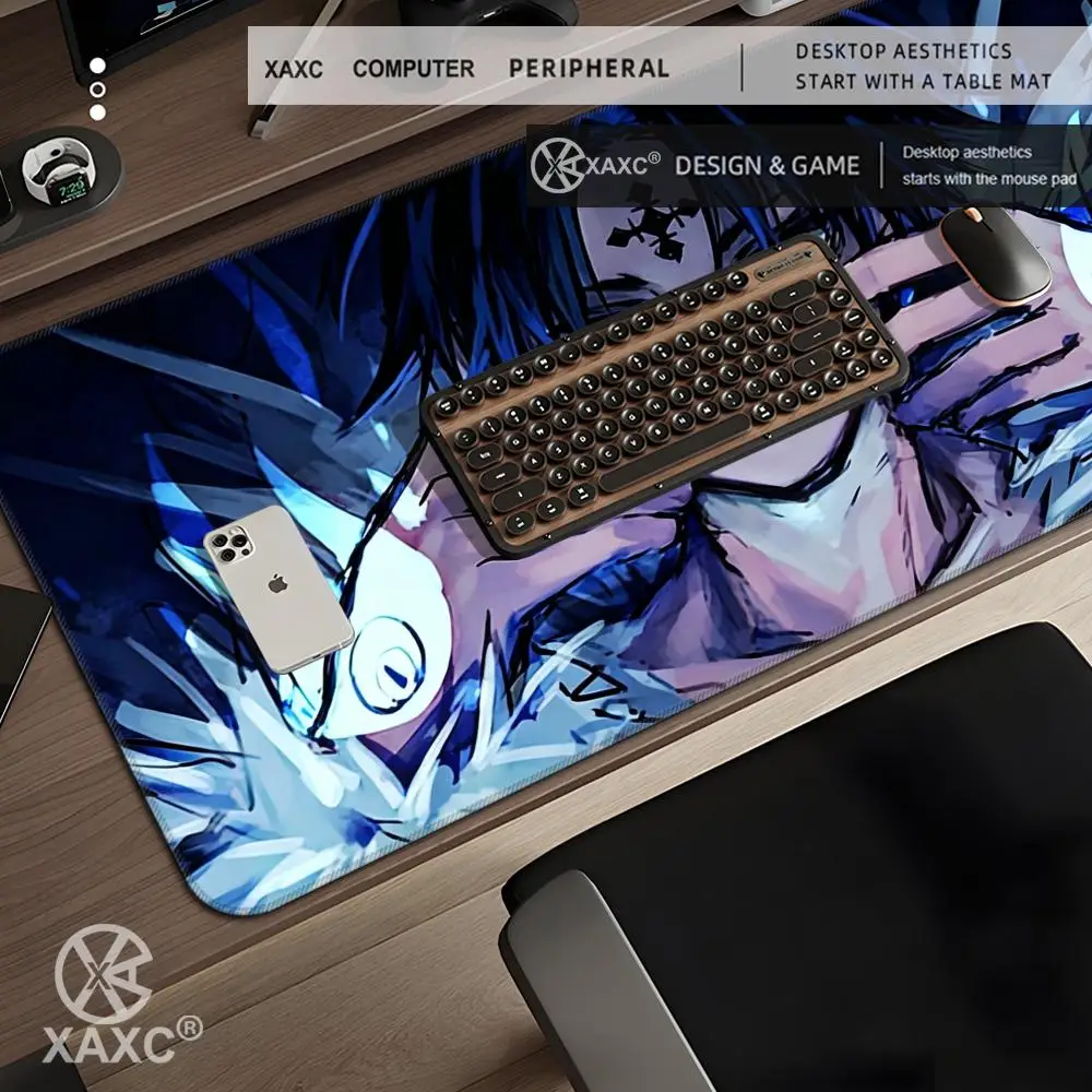 Mouse Pad Gamer Computer Gaming Extended Mousepad H-hunter x H-hunter Desk Mat Chrollo Keyboard Pad Laptop Japan Anime Mouse Mat