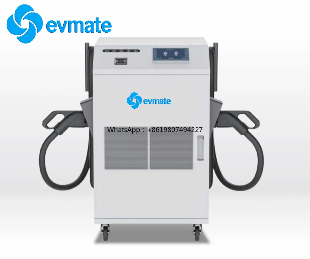 Dc Charging Station Car Mobile 40kw 60kw 80kw  Level 3 Ccs1 Ccs2 Gbt Chademo Portable Fast Ev Dc Charger IP54 Waterproof