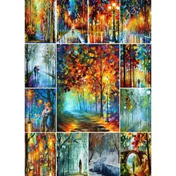 Leonid Afremov Modern Landscapes Poster Prints  Contemporary Art Wall Decor for Interior Design