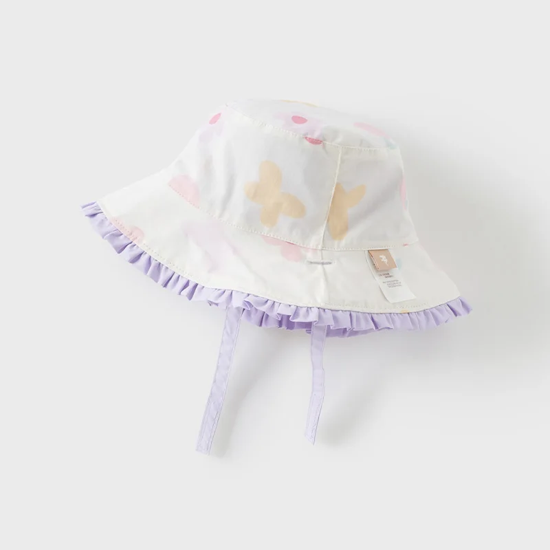 Dave Bella Kids Hat Spring Girls Baby  Sweet Cute Children Fashion Casual Floral Print Fisherman\'s Hat DB1250715