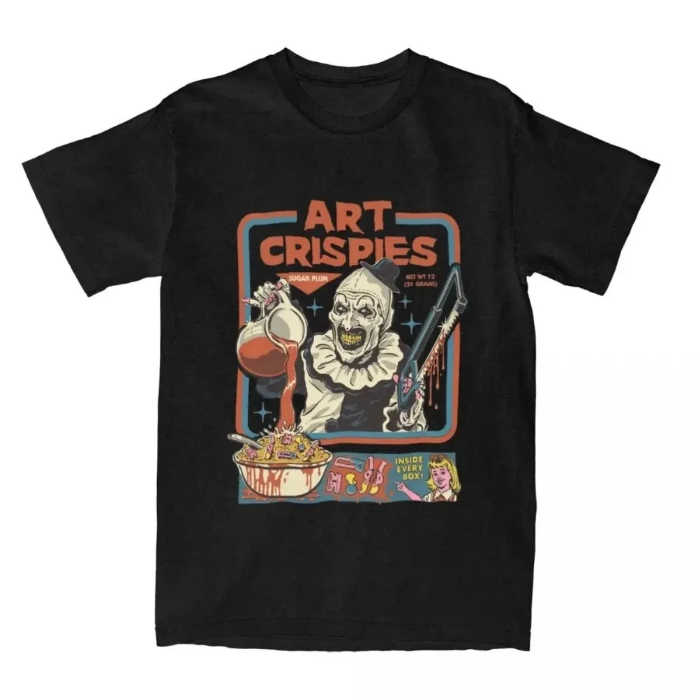 Art Crispies Terrifier Clown Shirt Bekleidung Damenmode Retro Horror T-Shirt Kleidung Lebhaftes geometrisches Design Y2K Kleidung – Detail 4