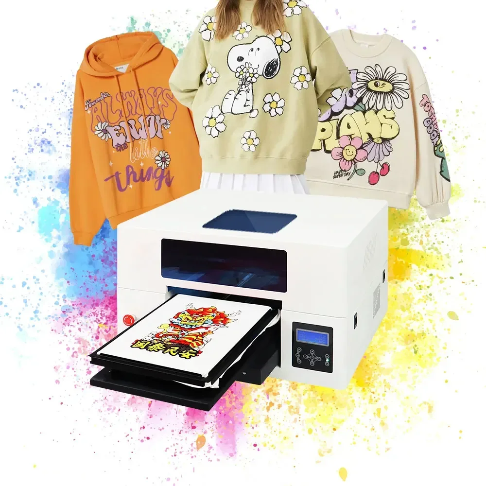 Sunika tinta branca direta para pano f1080 xp600 impressora de transferência de calor máquina de impressão jato de tinta impressora de camisa dupla dtg