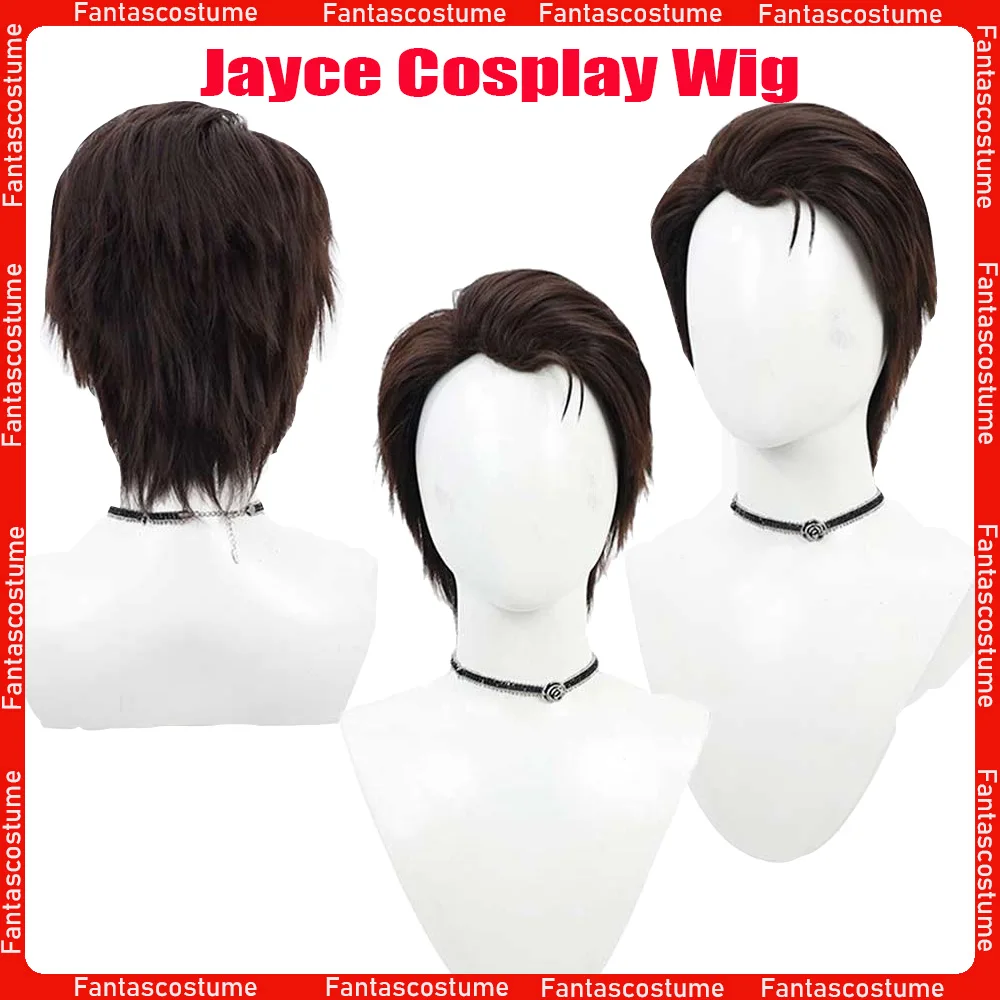 LOL Jayce Vi Cosplay Men Wig The Defender of Roleplay Tomorrow Heat Resistant Synthetic Hair Carnival Halloween Party Props