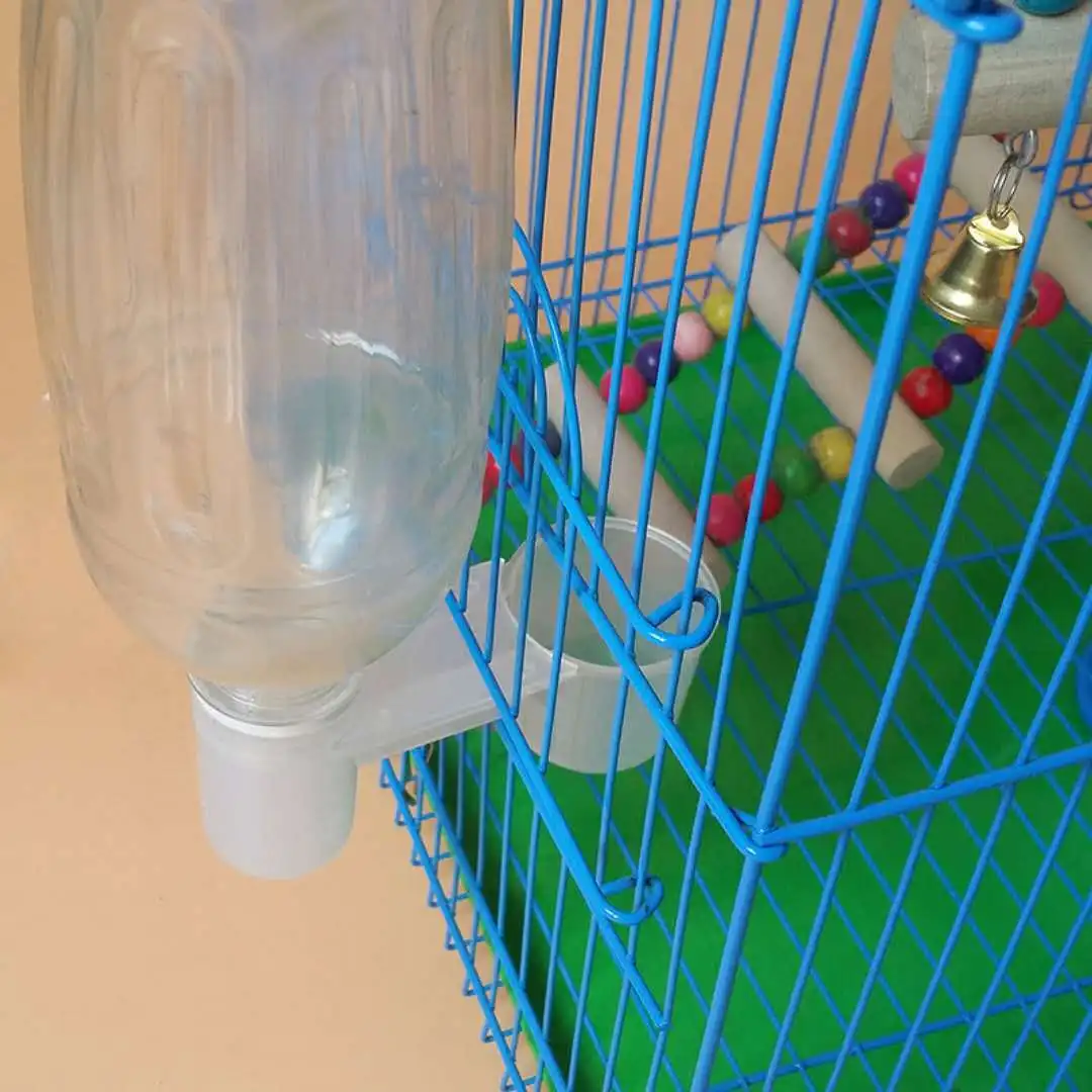 Plastic Pet Bird Drinker Feeder Water Bottle Cup Cat Chicken Pigeon For Pigeon Home Garden Automatic Water Dispenser For Birds