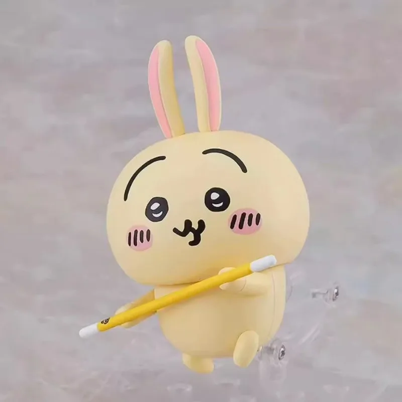 Figurine mobile en argile de dessin animé version Q Chiikawa, jouets à changement de visage, Anime Hachiware Usagi, jouet d'ornement, cadeau Kawaii