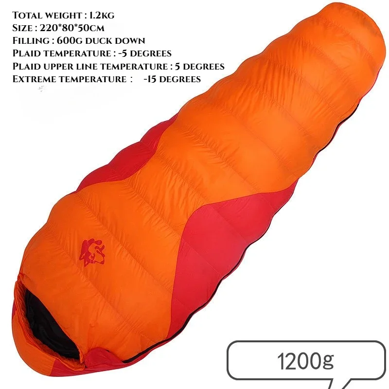 

Спальный мешок JUNGLE KING CY-660 с утиным пухом, легкий, теплый, ультралегкий, для зимнего туризма, кемпинга и путешествий