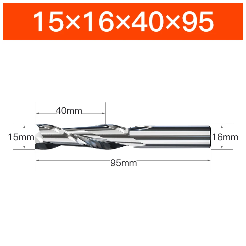 HUHAO 4 6 8 20 mm HRC65 Fräser HSS M2 Schaftfräser Hartmetall 2 Nuten Spiralfräser CNC-Werkzeuge für Aluminium und Edelstahl