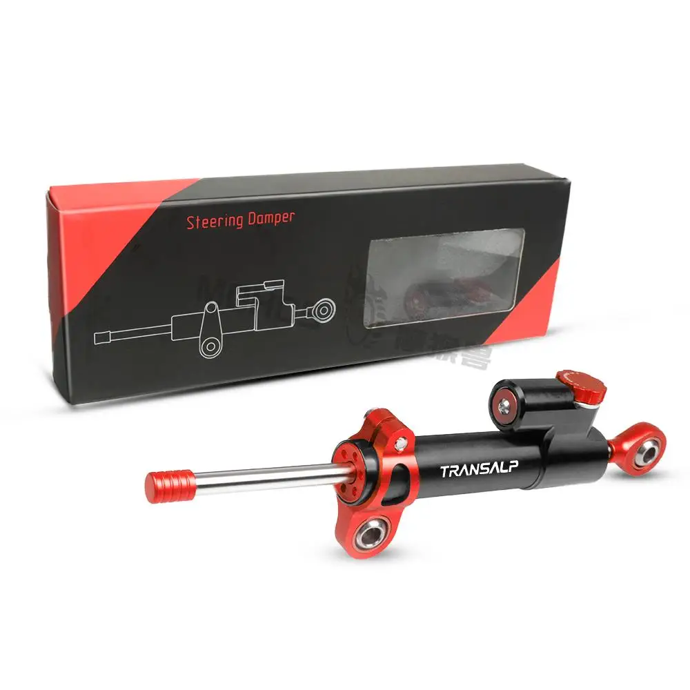 FOR HONDA TRANSALP650 TRANSALP 650 600 700 1987+ Adjustable Motorcycles Accessories Steering Stabilize Damper Bracket Mount Kit