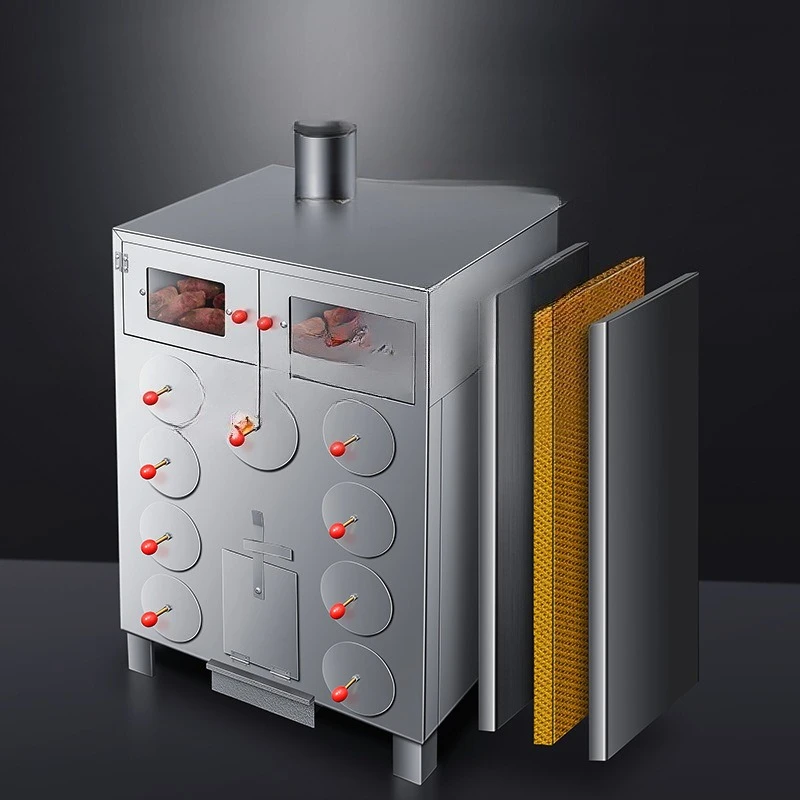 Commercial roasted sweet potato machine stove charcoal gas stall corn Sydney thickened oven