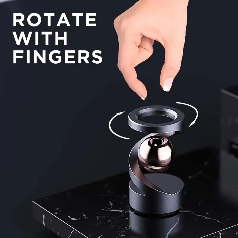 Desktop Decompression Toys Fingertip Rotation Desktop Suspended Gyroscope Relaxing Desk Toys Finger Toys for Adults or Teens