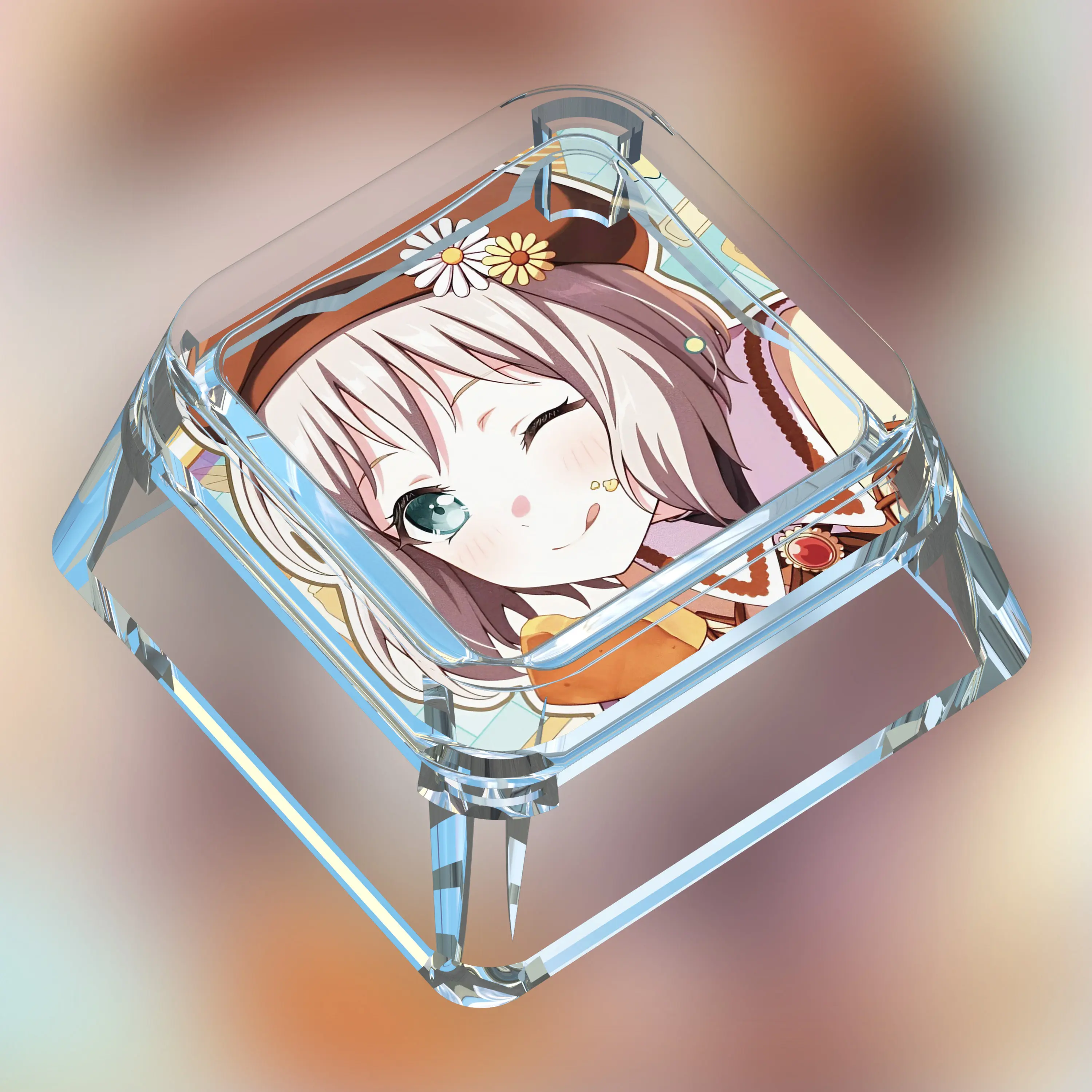 Diy Self Made Cartoon Kawaii Mechanical Keyboard Keycaps Cross-Axis Mechanical Keyboard Pc Personalized Keycaps Gift Toys