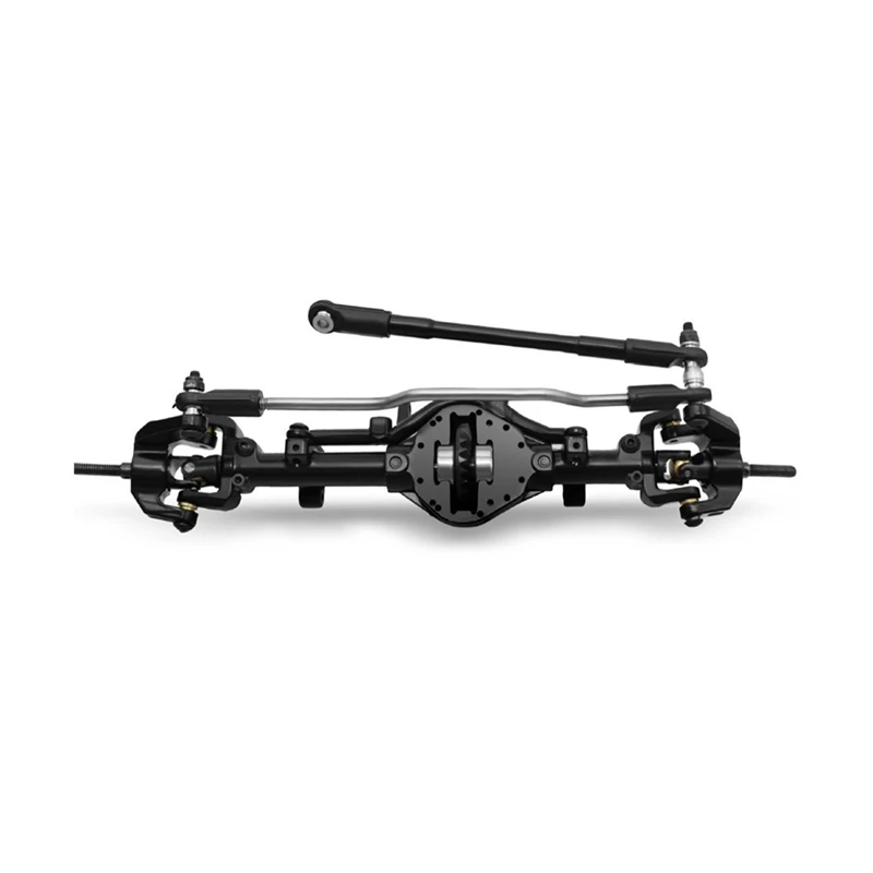 1/10 Simulation Climbing Car Metal Front Axle (Set) Black Metal RC Accessories Suitable For D90/D110/SCX10 P20554F