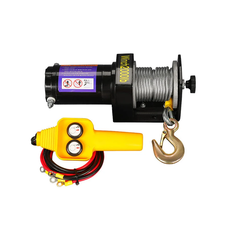 

Car electric winch 12V 24V car winch manufacturer wholesale off-road vehicle self-rescue electric winch traction hoist