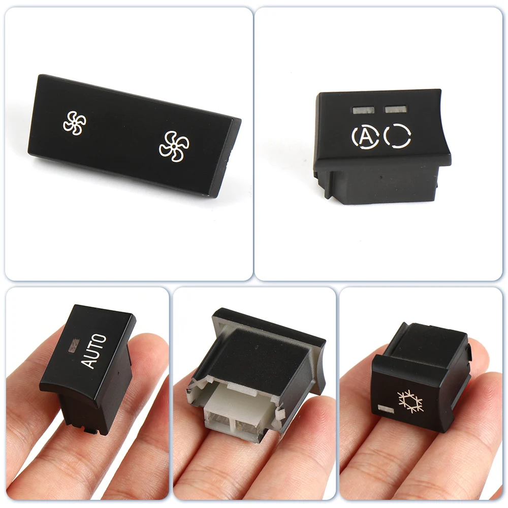 For BMW E90 E93 E87 E84 F25 3 Series X1 X3 Car Heater Control AC Refrigeration Button Air Circulation Button Auto Switch Cover