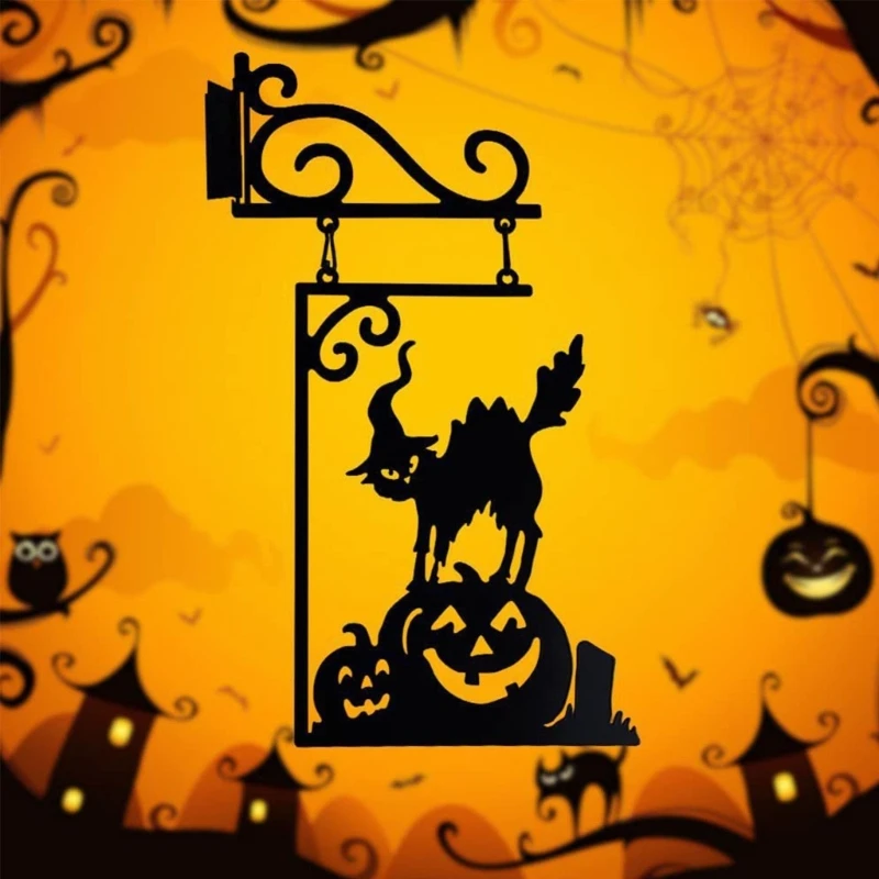 Decorações halloween estátua bruxa silhueta projetada deformações resistência casa família quintal festa tapeçarias