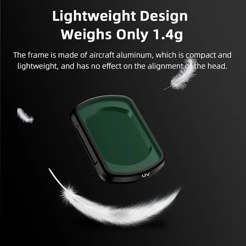 BRDRC-Lente Filtros Set para DJI Osmo Pocket 3, atração magnética, filtros NDPL, câmera Protetores Acessório, CPL UV, ND8, 16, 32, 64