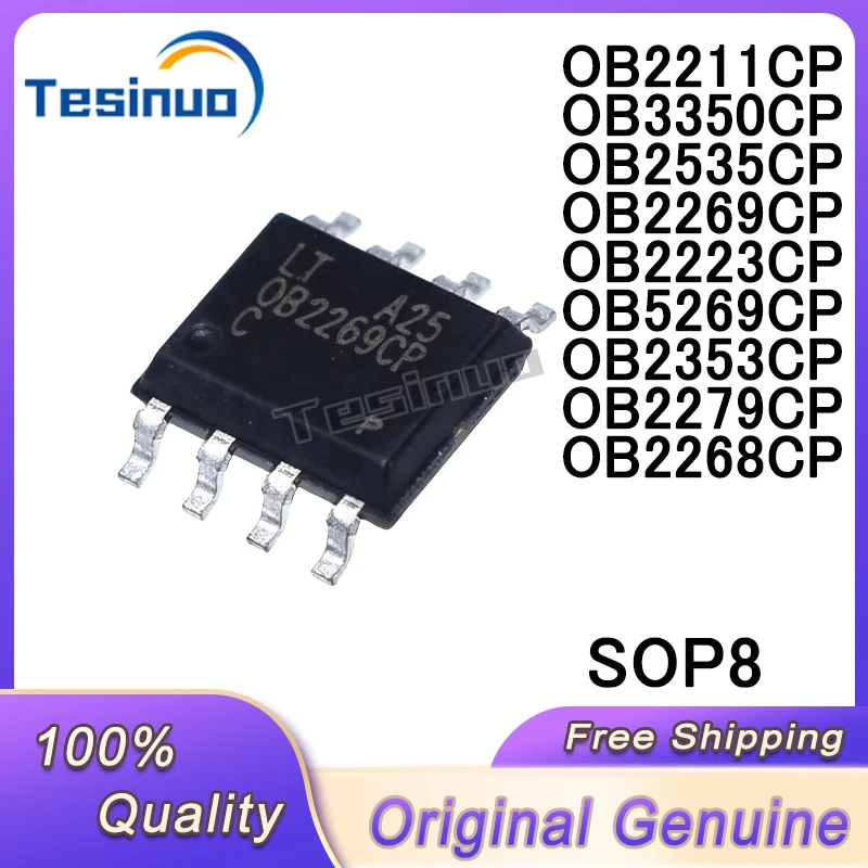 10/PCS New Original OB2269CP OB2211CP OB2268CP OB2279CP OB2223CP OB2353CP  OB5269CP OB3350CP SOP8 Power management chip In Stock