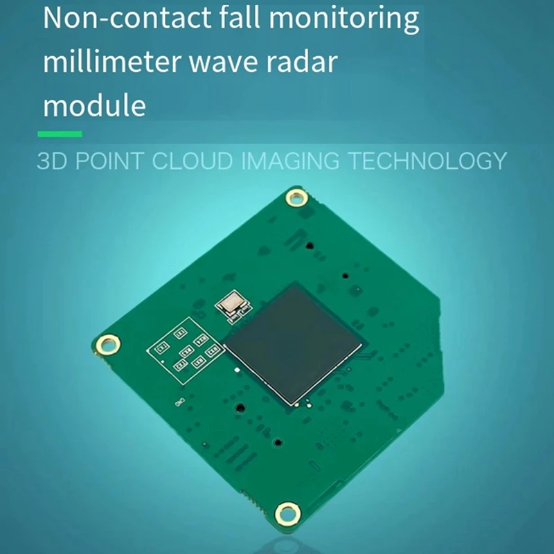 AT35 Detection Module 60G Fall Detection Millimeter Wave Radar 3D Technology Monitoring TTL Serial Output Module