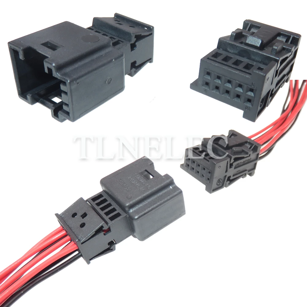 

10 Pin Way Miniature Auto Wire Cable Socket Car Ignition Low Current Connectors For VW BMW 1-929270-1 835294505 1355789-1