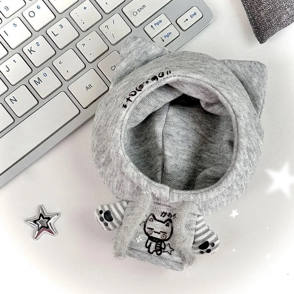 

10cm Baby Clothes Cute Baby Cat Ear Hoodie Cosplay Attributes Fashion Baby Clothes