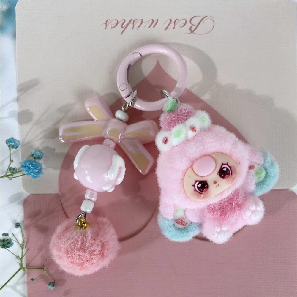 1pc Tasche Anhänger Für Kawaii Baby Drei Mini Cartoon Baby Drei Schlüsselbund Nette Puppe Geschenk Diy Anhänger Zubehör Dekoration