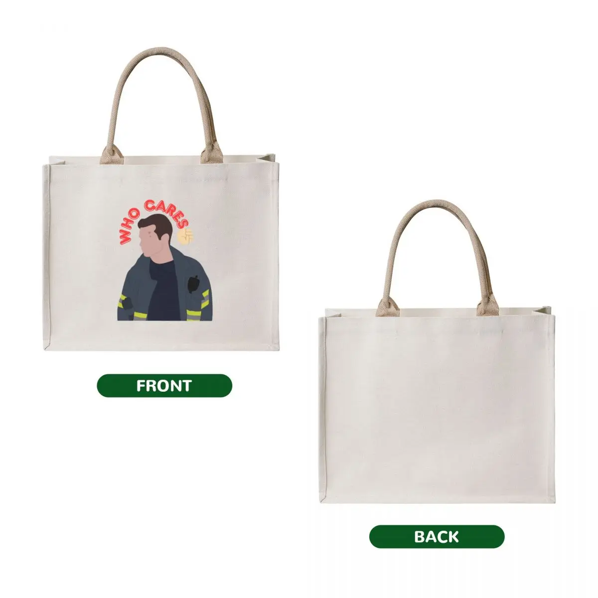 who cares Evan Buckley 9-1-1 Tote Bag sacs de shopping canvas tote Shopper bag reusable grocery bags