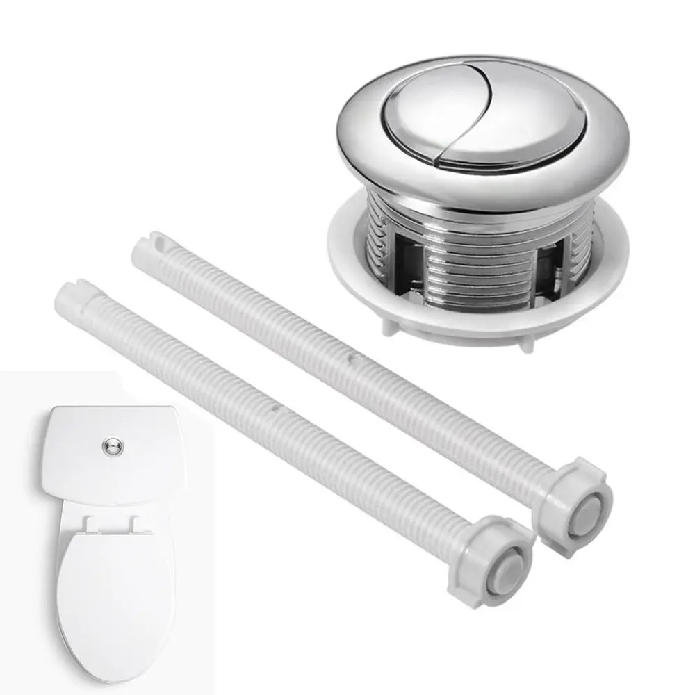 mm con filettatura Raccordi accessori Pulsante serbatoio di scarico a doppia spinta Apparecchio per il bagno Pulsante WC Pulsanti Valev a doppio scarico