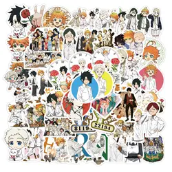 50pcs The Promised Neverland Series Graffiti Stickers Suitable for Helmets Desktop Wall Decoration DIY Sticker Pack Wholesale