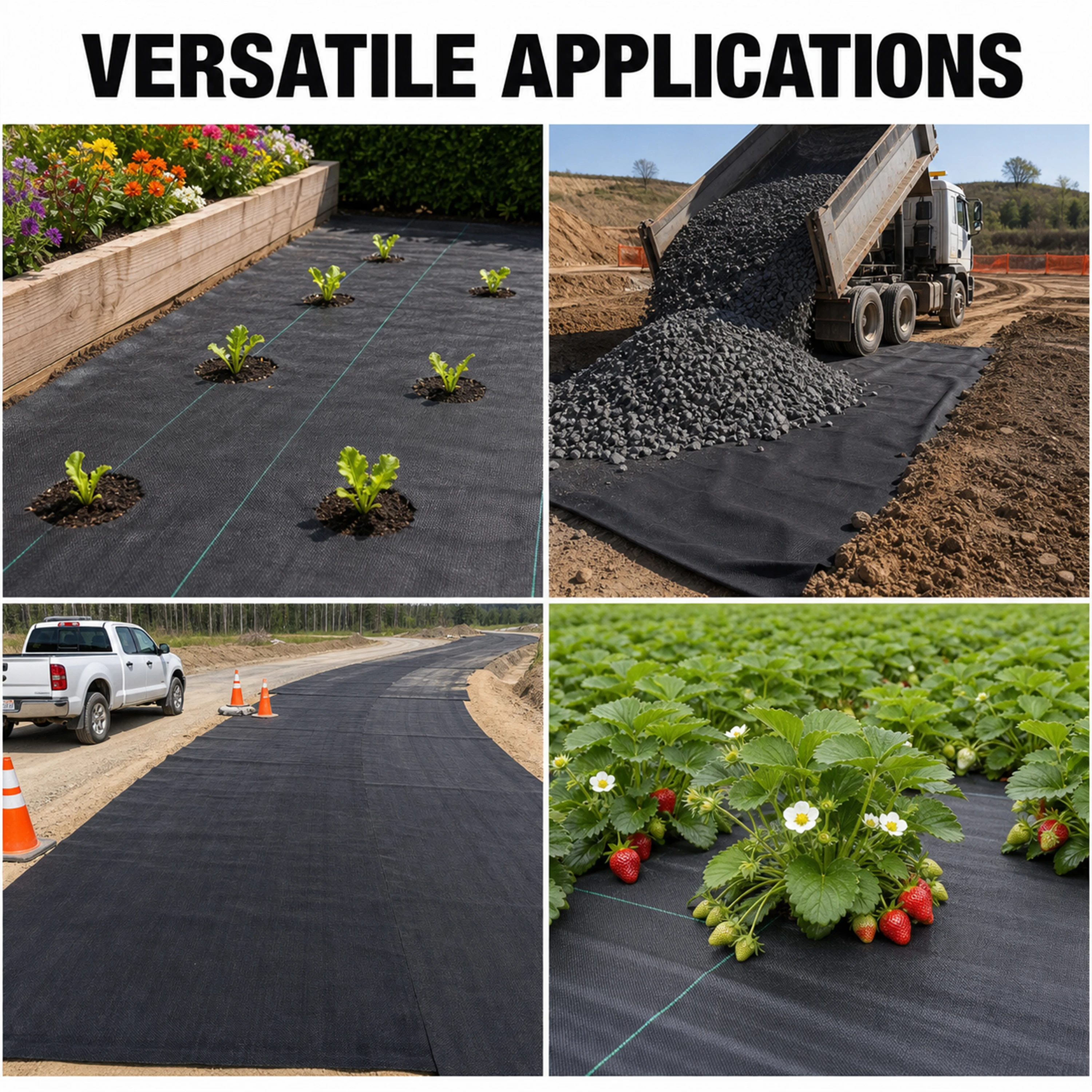 Landscape Fabric,13ft x 108ft Driveway Fabric Weed Proof Cloth ,Weed Film, Garden landscape Control weed removal,Water Permeable Weed Barrier Block Fabric,for Landscaping Ground Cover Gardening ,Mat
