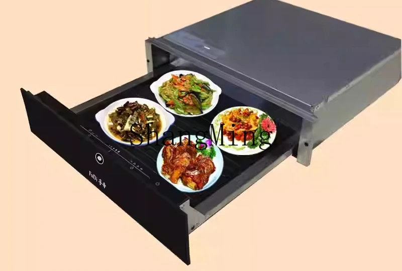 ZYY Cassetto isolante incorporato Scatola isolante per piatti caldi intarsiata per uso domestico