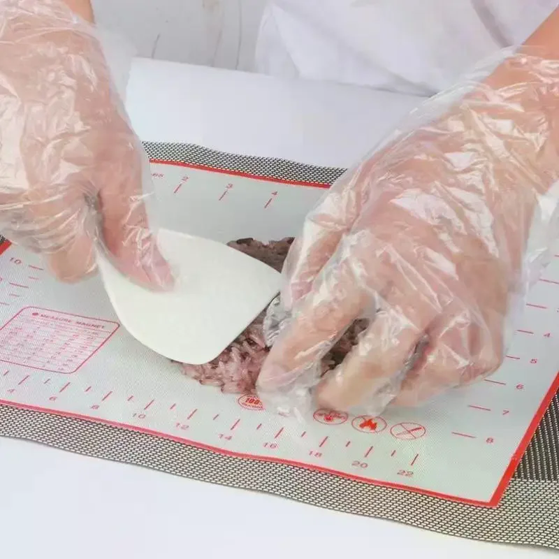 Silicone Baking Mat Pastry Rolling Kneading Pad Kitchen Crepes Pizza Dough Non-Stick Pan Pastry Mat