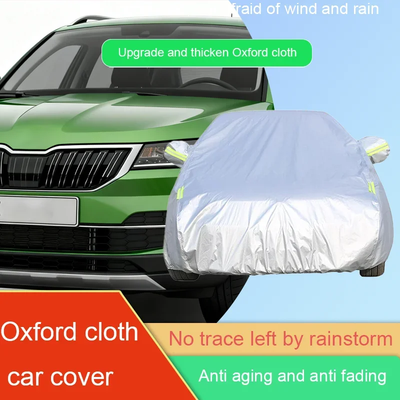 

Suitable for Skoda Karoq outdoor UV, rain, snow, dust, windproof SUV car cover, suitable for all seasons, thick car cover