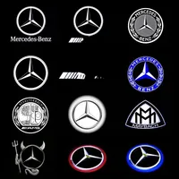 LED Projector Car Door Lights Signal Puddle Lamps For Mercedes Benz CLA Class C117 CLA180 CLA200 CLA220 CLA250 Accessories1