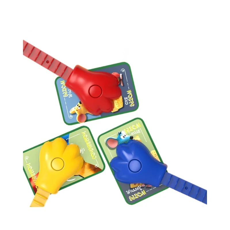 Funny Cat Catching Mouse Children's TOY Three Person Battle Early Education Reaction Competition Game Board Game gift for kids
