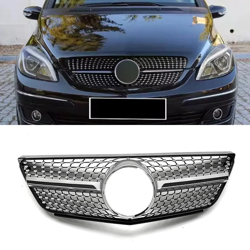 

Diamond Style Front Bumper Grille Tuning Racing Grill For Mercedes-Benz B-Class W245 B160 B170 B180 B200 B260 2009 2010 2011