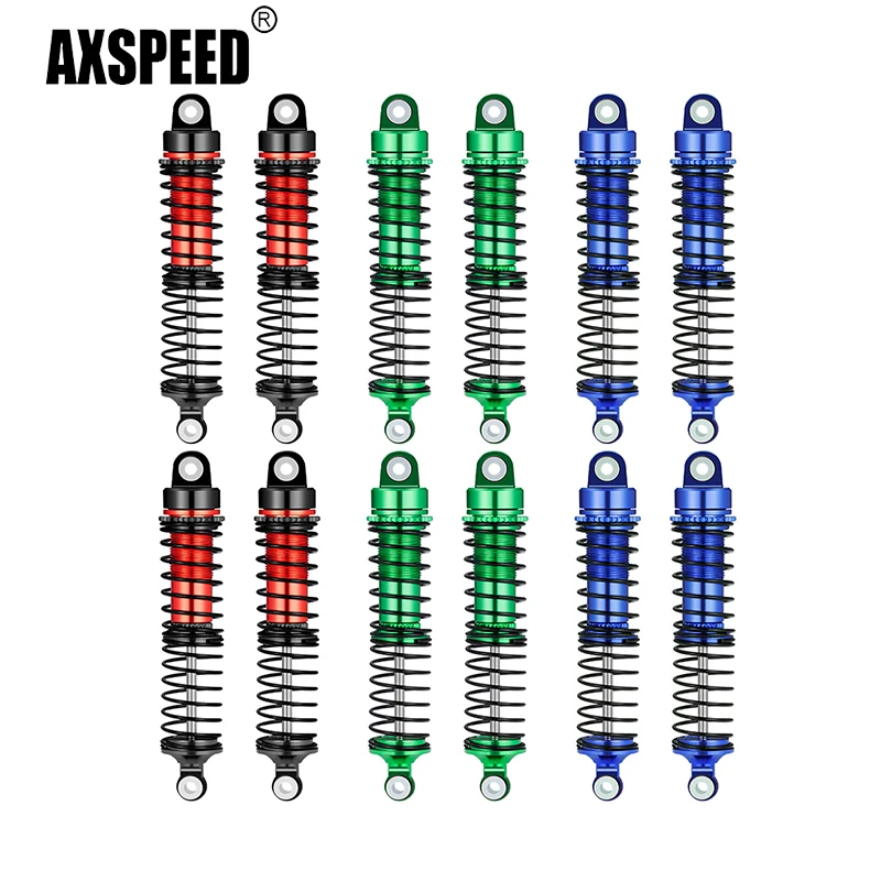 AXSPEED – amortisseur avant et arrière en métal, 62mm, pour voiture RC 1/18 latrax teton Desert Prerunner, pièces de mise à niveau
