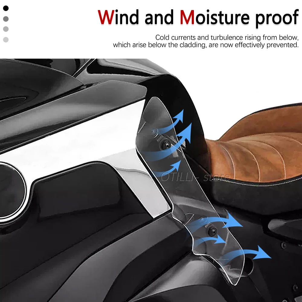 NEW 2017 2018 - Motorcycle Side Deflector Windshield Windscreen Knee pads Wind Deflector Fit For BMW K1600GT K 1600 GT k1600gt