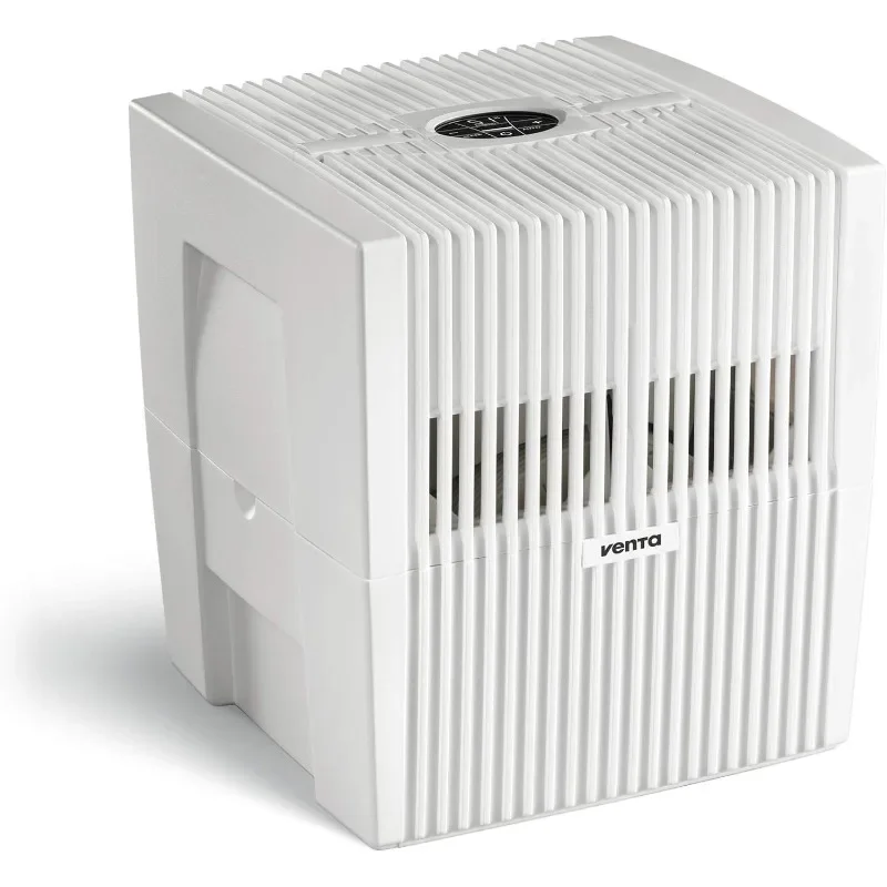 Venta LW25 Comfort Plus Humidifier in White - Filter-Free Evaporative Humidifier for Spaces up to 485 ft²