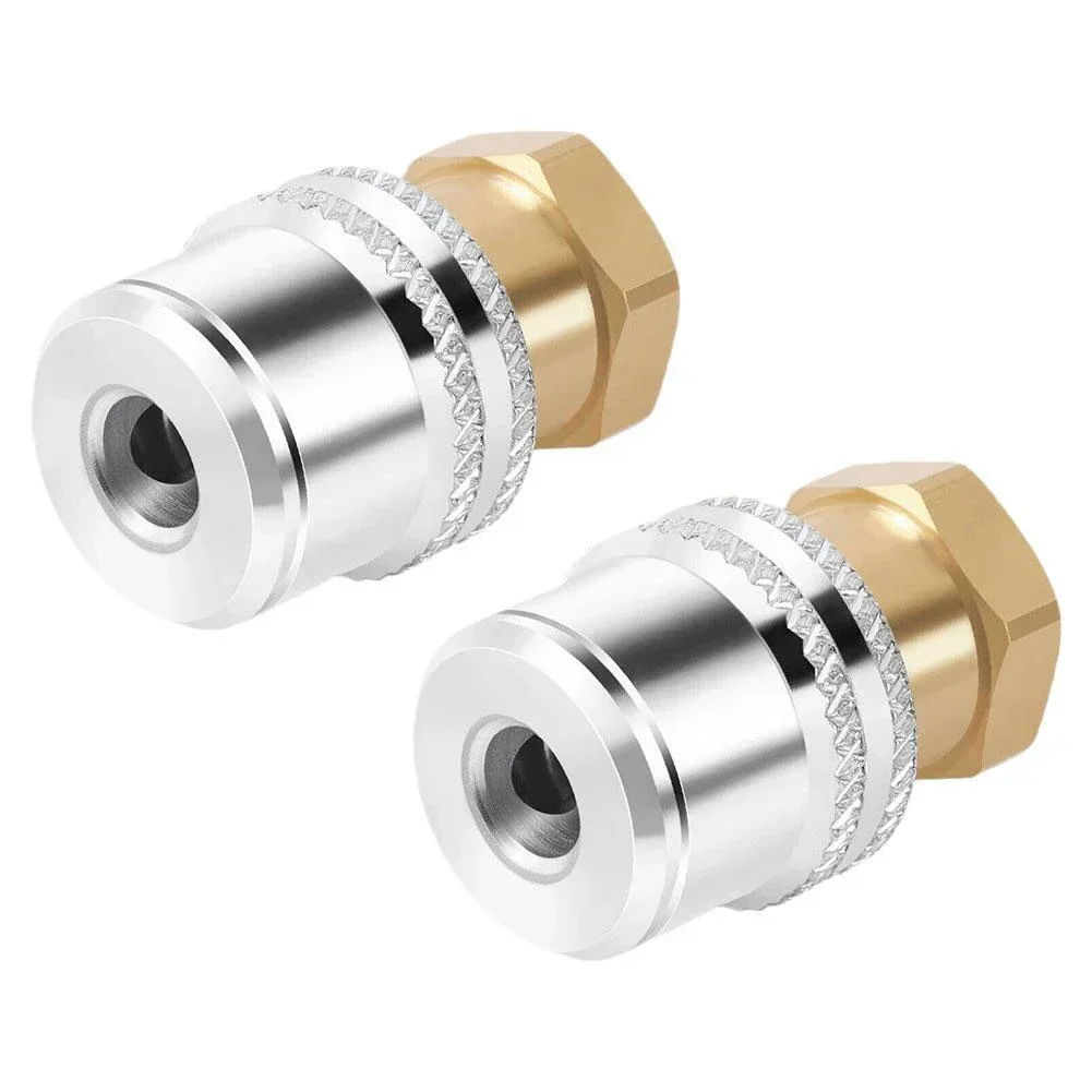 1/2Pcs Lock On Air-Chuck Car Inflatable Connector 1/4NPT Closed Flow Brass Tire Air-Chuck For Inflator Car Accessories