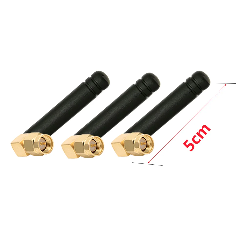 1PC 2.4G 50 Ohm Length 5CM Small Antenna Mini Short SMA Male Rubber Sleeve Small  WIFI Bluetooth Antenna