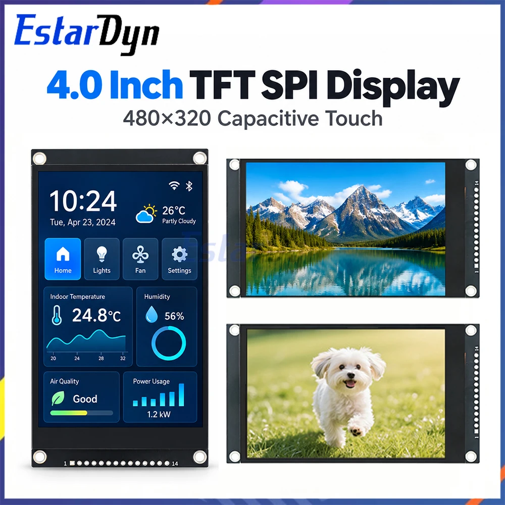 Estardyn 4.0-inch capacitive SPI module TFT liquid crystal display Capacitive touch screen display module 320x480