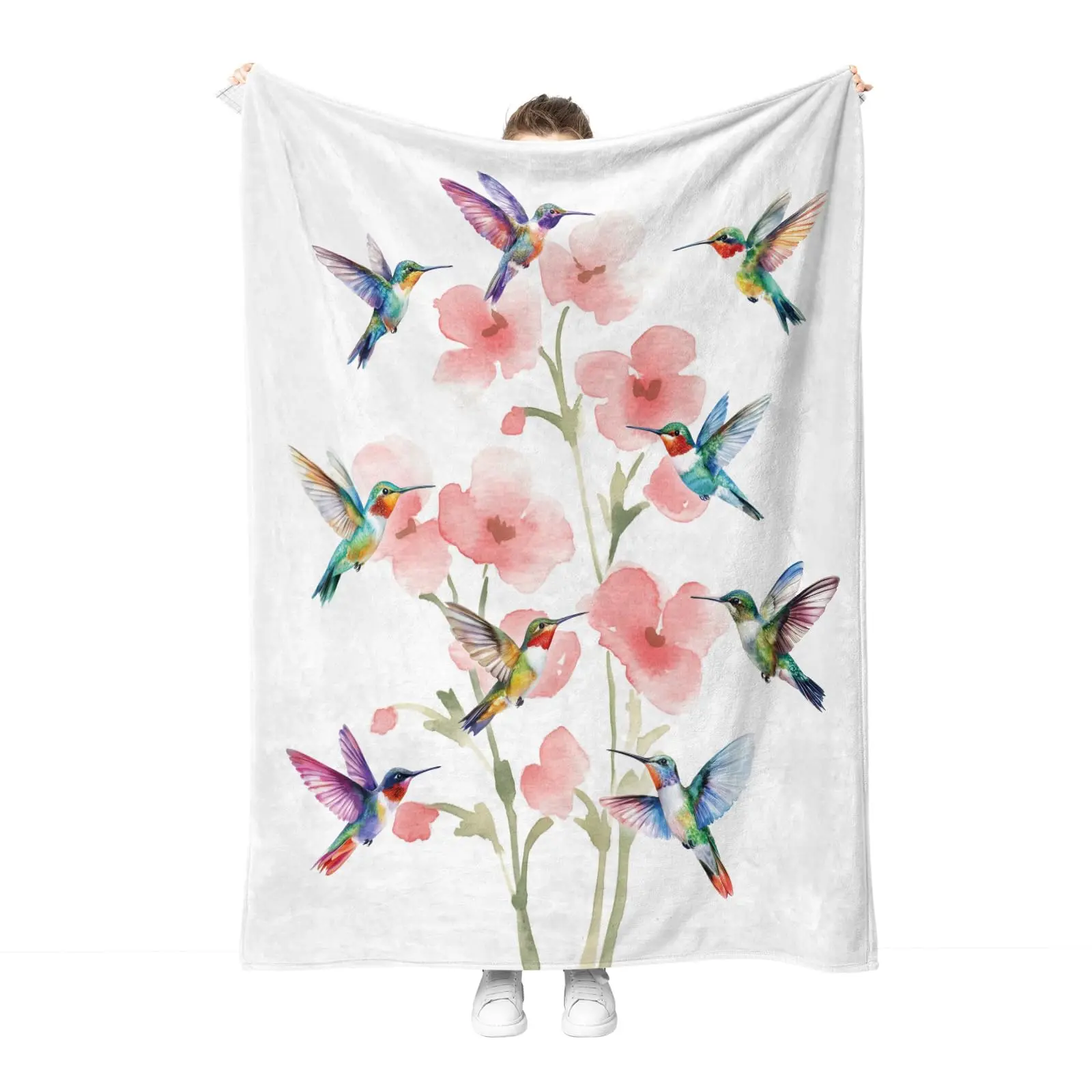 Couch Throw Blanket Cozy Soft Bedspread Printed Sofa Blanket For Bed Living Room Travel Office Air Conditioning Blanket