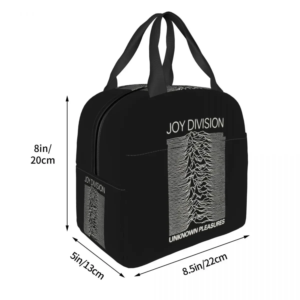 Joy Division Unknown Pleasures Insulated Lunch Bags Picnic Bags Thermal Cooler Lunch Box Lunch Tote for Woman Work Children