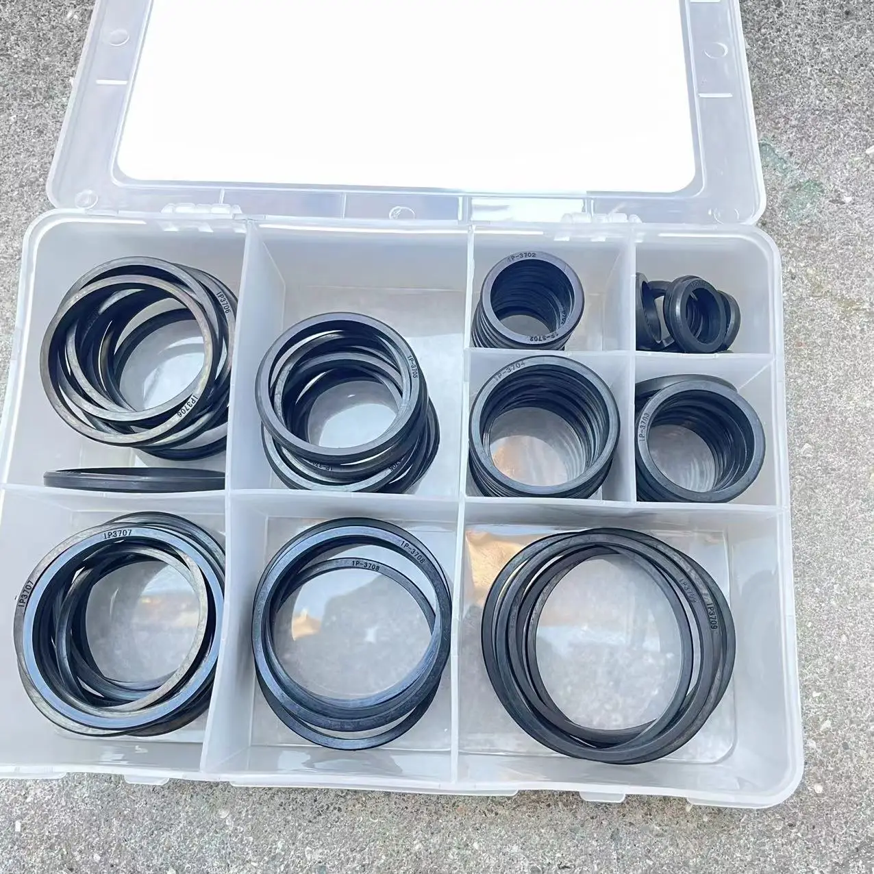 For Caterpillar CAT320 323 324 326 336 349B C D square rubber ring O-ring repair box seal ring excavator accessories