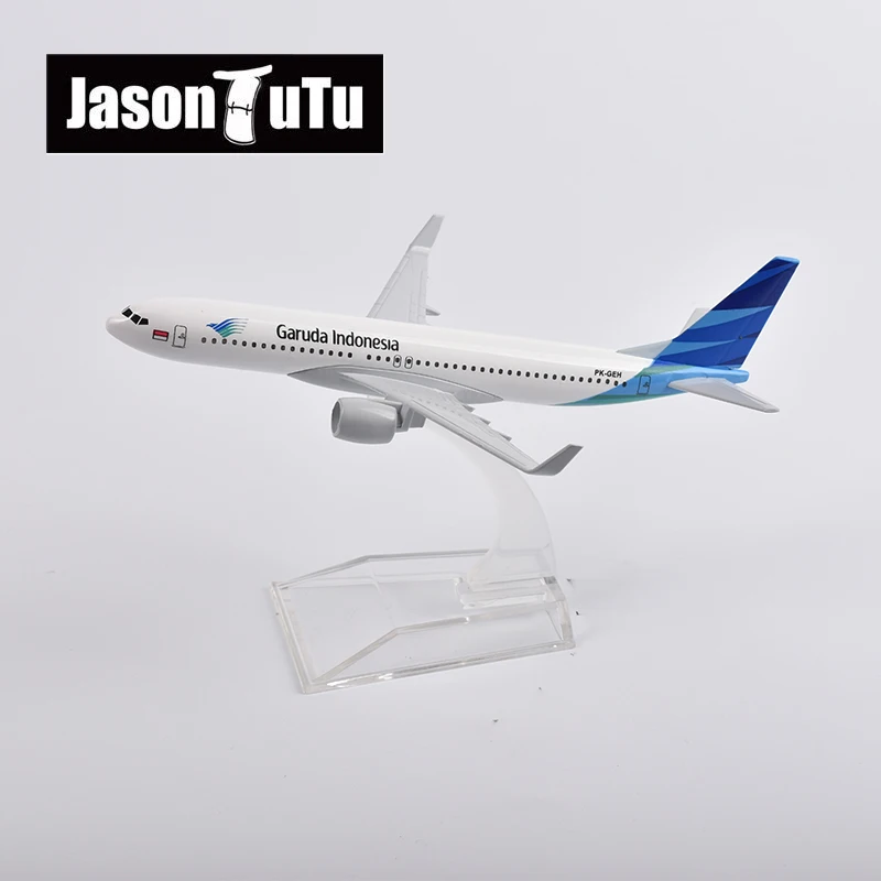 JASON TUTU 1/400 Scale Diecast Metal Garuda Indonesia Airbus A330 B747 Aircraft Model 16CM Miniature Authentic Collecti Gift