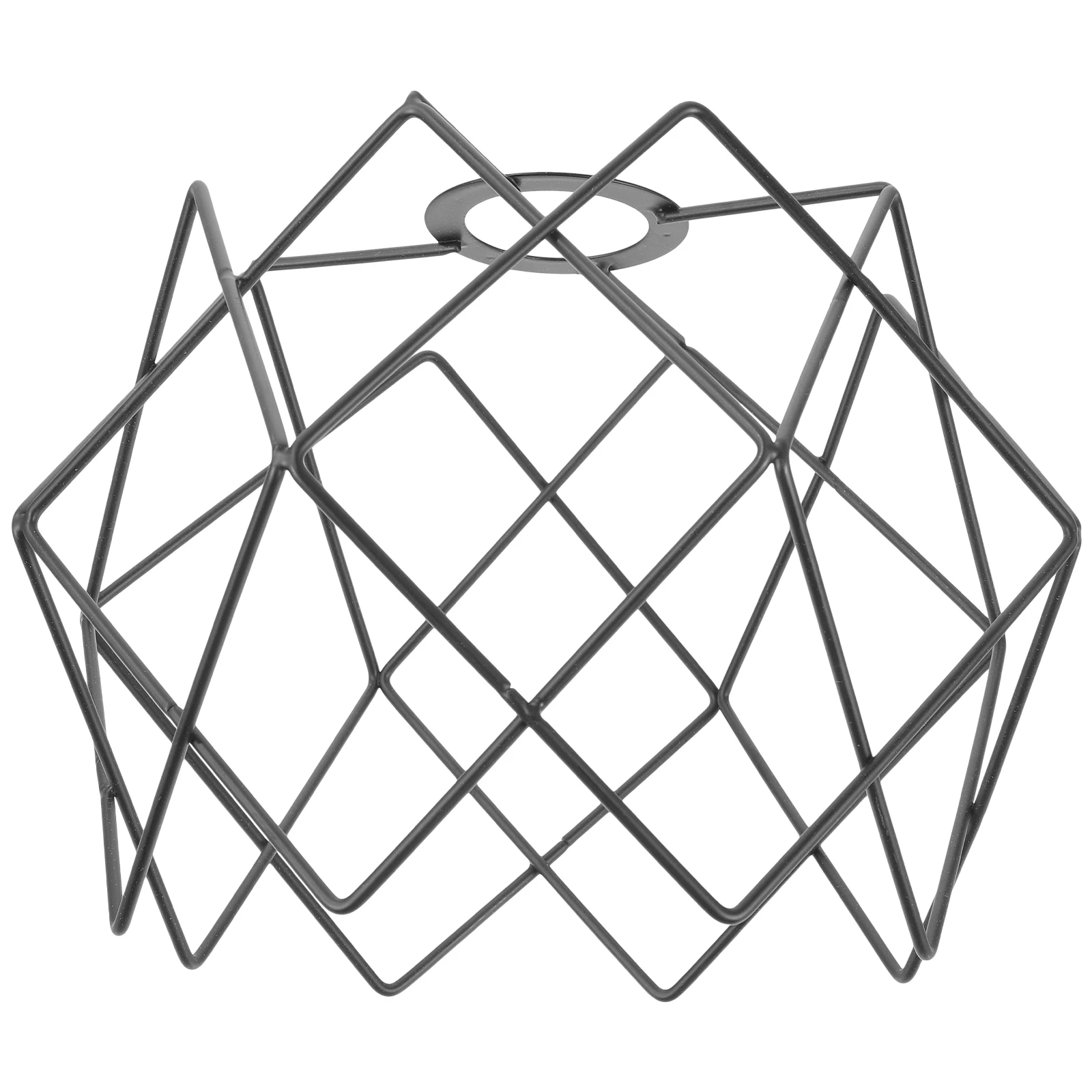 

Vintage Metal Lampshade Replacement Pendant Lamp Shade Decorative Hanging Light Cover Black Chandelier Shade E27 Ceiling Sturdy