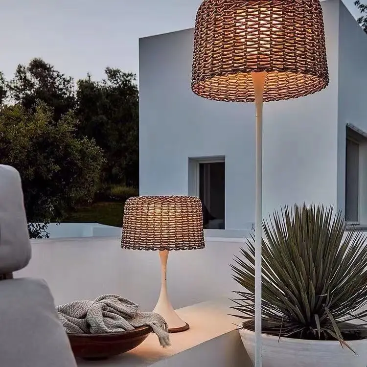 Luce solare esterna per giardino, villa, giardino, prato, balcone impermeabile, telecomando, pavimento, luce ambientale esterna