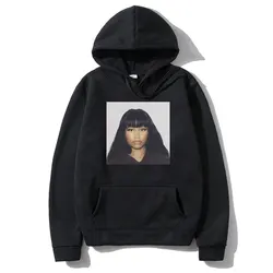 Rapper Nicki Minaj Graphic Hoodie Men's Hip Hop Fashion Casual Fleece Tracksuit Unisex Vintage Hoodies Male Oversized Streetwear