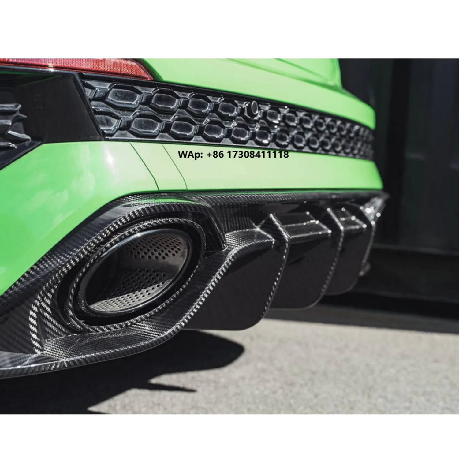 

High Quality Car Bumper Separator for Rs3 8y Carbon Fiber Rear Diffuser