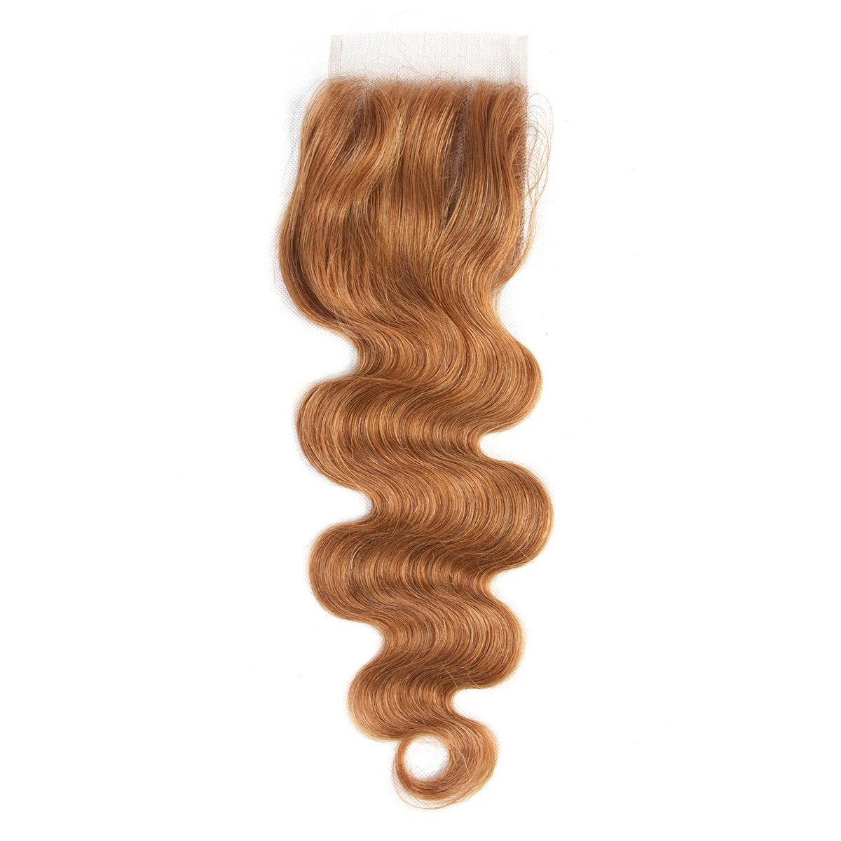 30# Brown Body Wave Human Hair Closure Color 30# 4x4 Body Wave Lace Closure 100% Straight Human Hair With Baby Hair Remy HairUGo